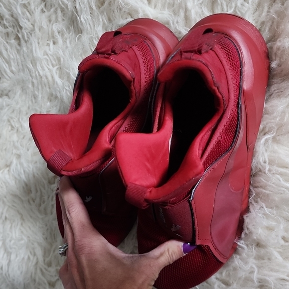 Puma Rubber Fierce Core Mono High Pull On Unisex Sneakers Red - Picture 12 of 14